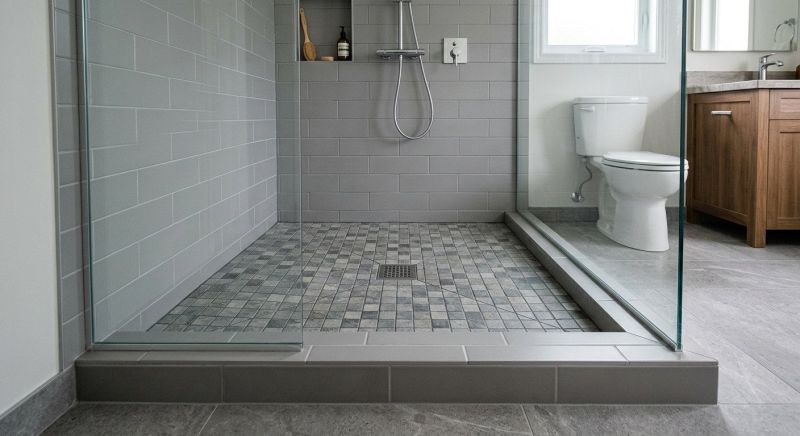 Tile Shower Pan Installation in Alpharetta, GA