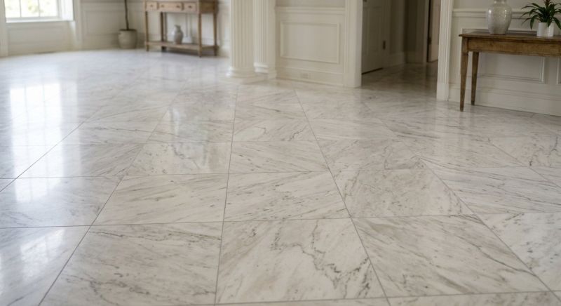 White Marble Tile Installation in Wilmington, NC
